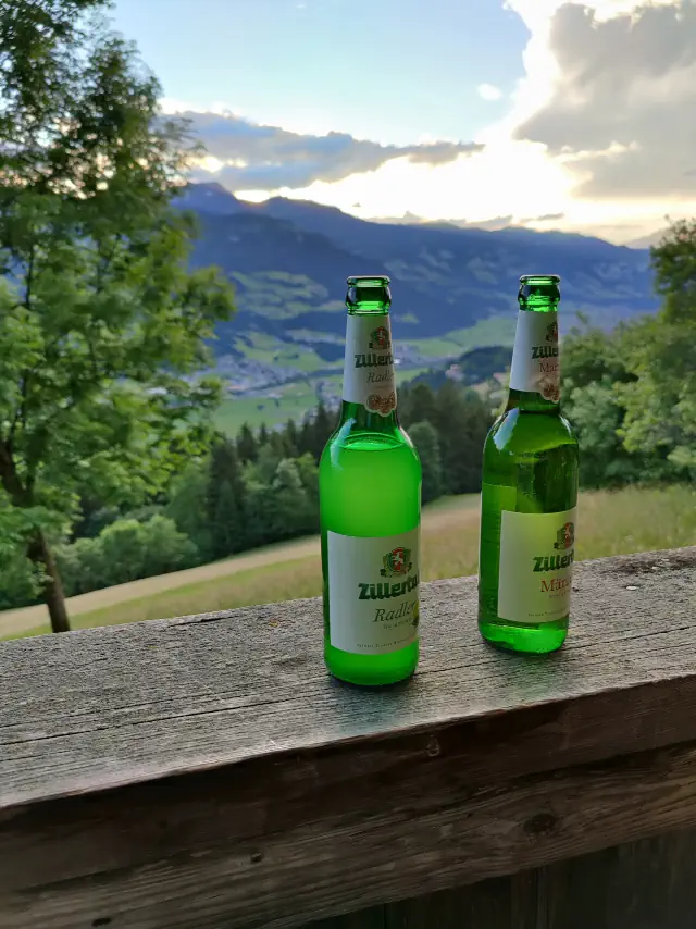 Some cold beers after a long hike.